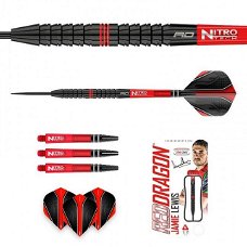 Jamie Lewis 90% tungsten darts red dragon nieuw