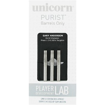 Unicorn W.C Purist Gary Anderson Phase 1 90% tungsten - 0