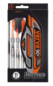 Harrows steeltip darts Verve 90% tungsten 21 t/m 26 gram - 0