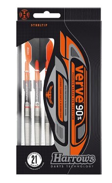 Harrows steeltip darts Verve 90% tungsten 21 t/m 26 gram