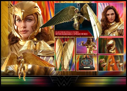 HOT DEAL Hot Toys Golden Armor Wonder Woman Deluxe MMS578 - 0