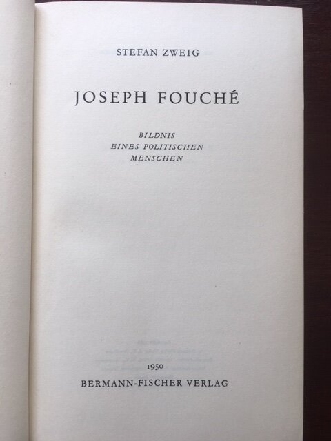 Joseph Fouché - Stefan Zweig - Afbeelding 3
