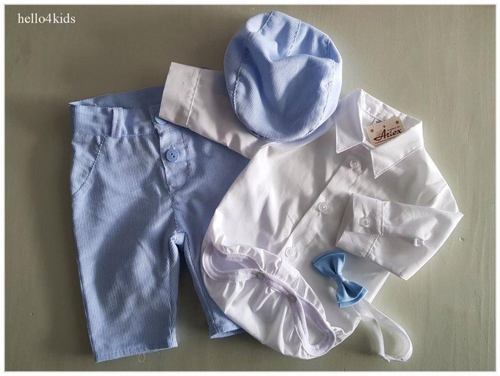 new baby kostuumpje bruidsjonker pakje doop kleding jaxx - Afbeelding 2