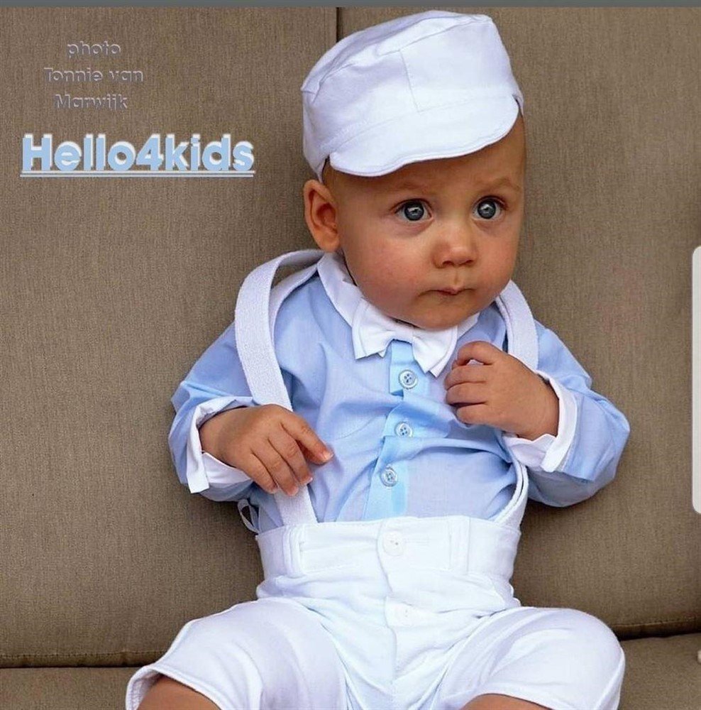 new baby kostuumpje bruidsjonker pakje doop kleding jaxx - Afbeelding 7