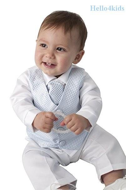 wit dooppakje doopromper doopsetje ceremonie doopkleding Sam - Afbeelding 8