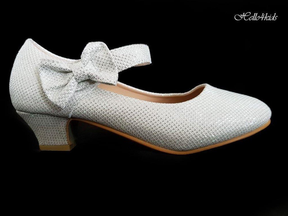 glitter bruidsmeisjes schoenen feest schoenen doop - Afbeelding 2