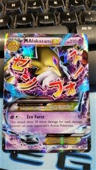 M Alakazam EX 26/124 XY Fates Collide gebruikt - 0