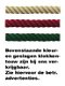 4,40 m. geslagen Comtoise touw, kleur GROEN, 3 mm. - 1 - Thumbnail