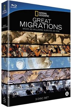 National Geographic – Great Migrations (3 Bluray ) Nieuw/Gesealed - 0