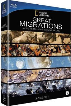 National Geographic – Great Migrations (3 Bluray ) Nieuw/Gesealed  