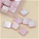 Mozaiek steentjes 40pcs 10x10mm - Parelmoer Rose - 0 - Thumbnail