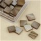 Mozaiek steentjes 40pcs 10x10mm - Parelmoer Camel - 0 - Thumbnail