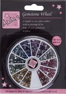 Anita's Gemstone wheel - 12 colours (3mm)