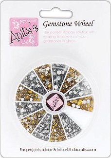 Anita's Gemstone wheel - Gold & Silver
