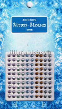 Adhesive Strass-Stones 4mm 100 stuks - 09.0312.005 - 0