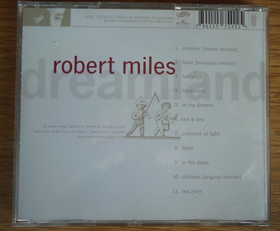 Te koop de originele CD "Dreamland" van Robert Miles. - Afbeelding 5