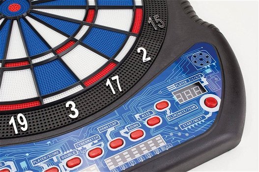 Harrows electronisch Dartboard Masters choice 3 softtip met 12 pijlen - 2