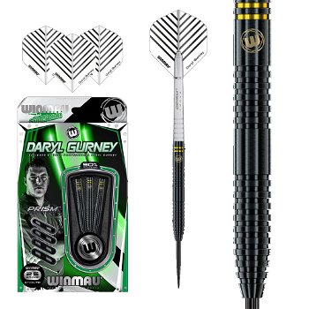 Winmau dartpijlen Daryl Gurney black special edition 90% tungsten - 0