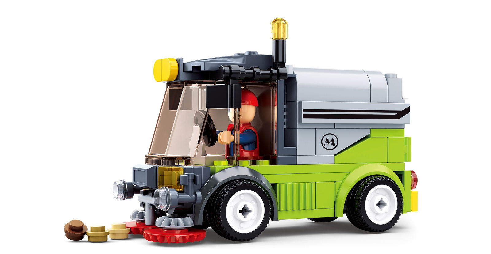 Poppenhuis, Tanks, Ziekenhuis, Boot, vliegtuigen, helikopter - Afbeelding 6