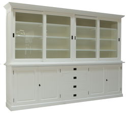 White wash buffetkast Zwaag XL wit - wit 300 x 45/40 x 220