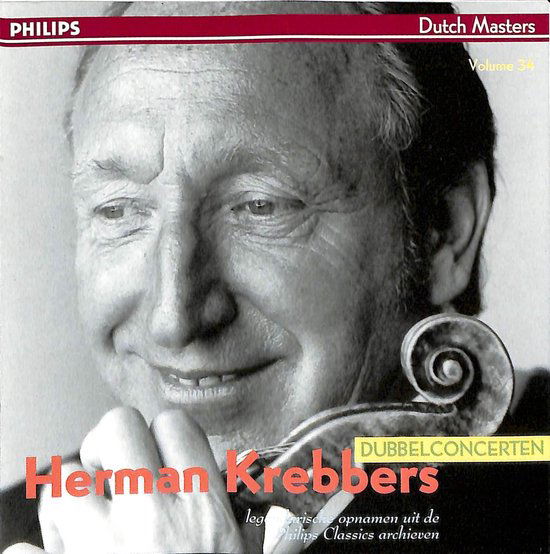 Herman Krebbers - Bach, Brahms, Badings – Dubbelconcerten (CD) Nieuw - nr. 1