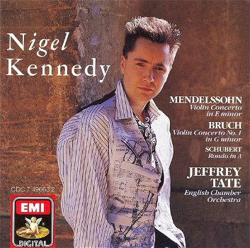 Nigel Kennedy, Jeffrey Tate, - Mendelssohn, Bruch, Schubert ‎– Mendelssohn: (CD) Nieuw - 0