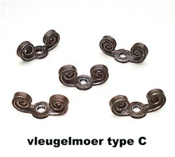 comtoise= afstelmoer slingerlood / klootje = model C