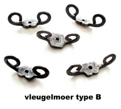 = comtoise= afstelmoer slingerlood / klootje = model B.