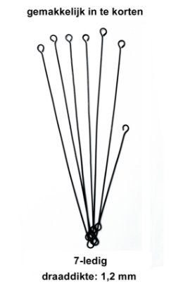 Draadketting, 7 ledig,voor draadketting, los, 1,2 mm