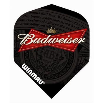 Winmau flight Budweiser label logo zwart standaard 6900-167 - 0