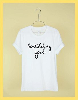 BIRTHDAY GIRL 2019 Fashion Cusual Cotton Women Shirt - 0