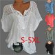 Laamei 5XL Plus Size Women Lace T shirts - 0 - Thumbnail