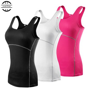 New Yoga Tops Women Sexy Gym Sportswear Vest - 0