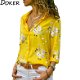 Long Sleeve Women Blouses 2019 Plus Size Turn-down - 0 - Thumbnail