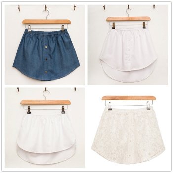 Spring And Summer Short Skirt All Match Lace - 0