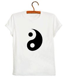 Yin Yang tai chi print Women tshirts Cotton