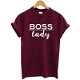 boss lady baby Letters Print Women tshirt Cotton - 0 - Thumbnail