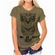 New Fashion Vintage Women Female Blouse Owl Print - 0 - Thumbnail