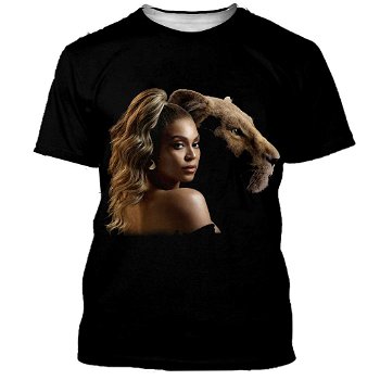 New classical Beyonce t shirt men women 3D - 0