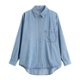 2020 Spring Summer Women Denim Full Sleeve Tops - 0 - Thumbnail