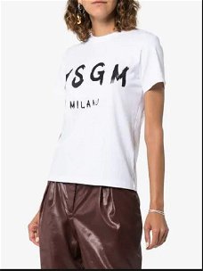 VOGUE lette Printed MSGM T shirt Women men