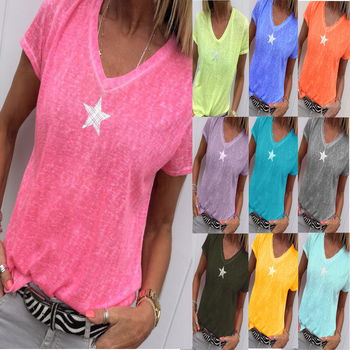 T shirt women 2019 hot style female stars - 0