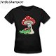 Women T Shirt Psychedelic T Shirt Mushroom Licking - 0 - Thumbnail