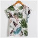 plus size women chiffon blouse summer batwing sleeve - 0 - Thumbnail