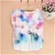 Pretty floral top tees fashion women's t-shirt wholesale - 0 - Thumbnail