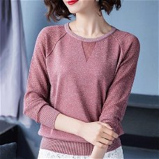 Tops Womens Pullover Spring Autumn Basic Blouse Shirts