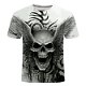 Drop Ship Summer NewFunny skull 3d T Shirt - 0 - Thumbnail