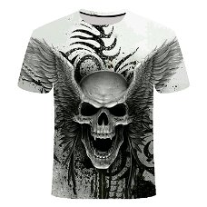 Drop Ship Summer NewFunny skull 3d T Shirt