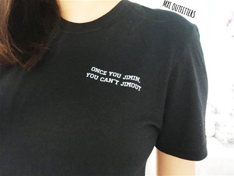 OKOUFEN KPOP T-Shirt Once You Jimin You cant - 0
