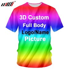 UJWI 3D Print Custom Women/Men Tshirts Cotton Polyester